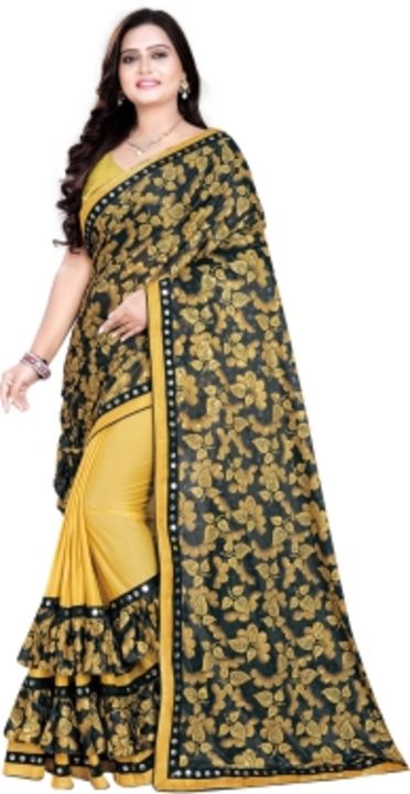 Embellished Fashion Lycra Blend Saree uploaded by Sultan products on 4/14/2022