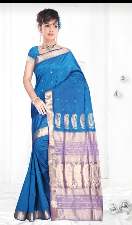Saree colour nd design available uploaded by business on 4/14/2022