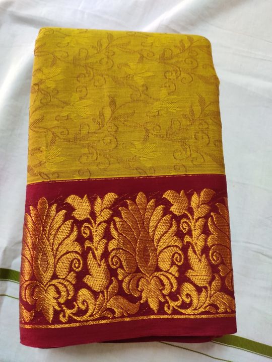 Gas mercerized Embossed saree uploaded by business on 4/14/2022