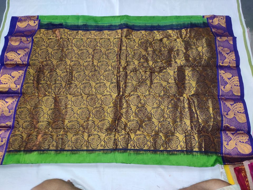 Gas Mercerized Embosse Saree uploaded by SBH Textiles on 4/14/2022