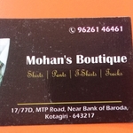Business logo of Mohan textiles