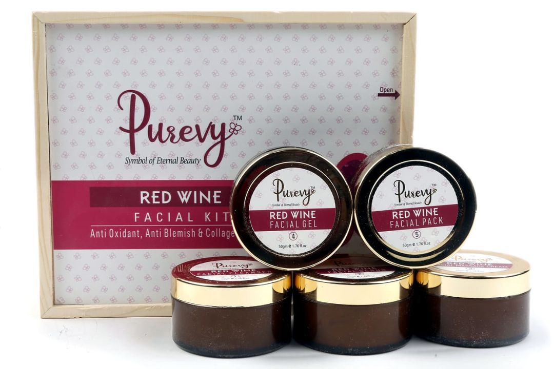 Red wine facial kit uploaded by Purevy on 4/14/2022