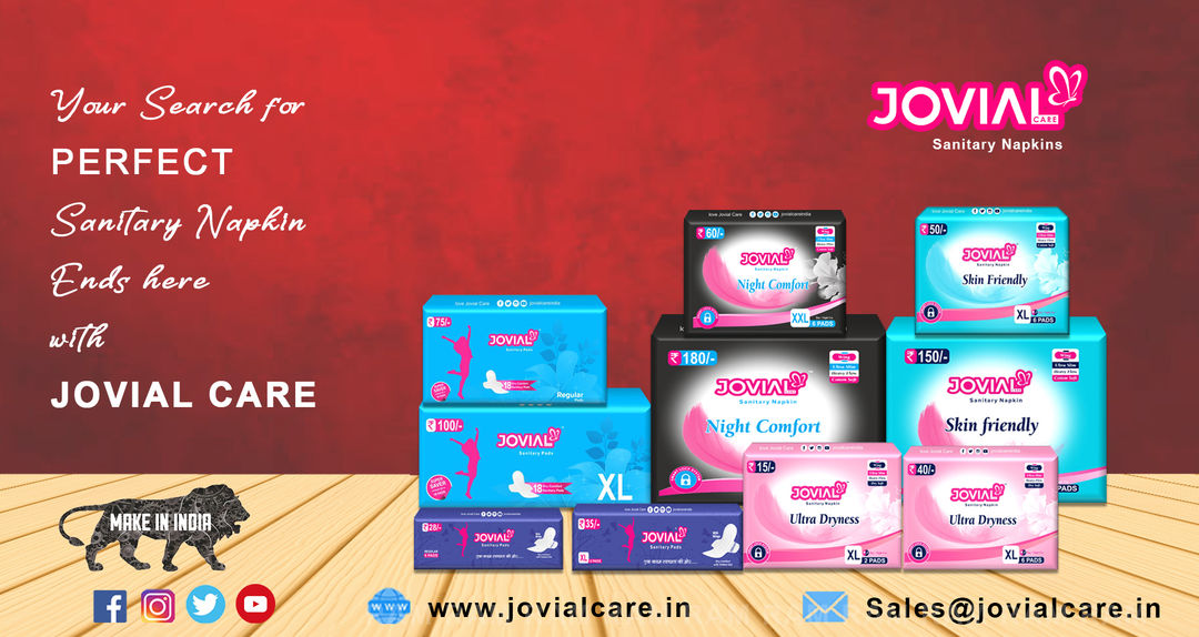 Post image Sanitary Pads And Sanitary Napkins Leading Manufacturer in India.Premium quality Pads.Contact us for take Distributorship.