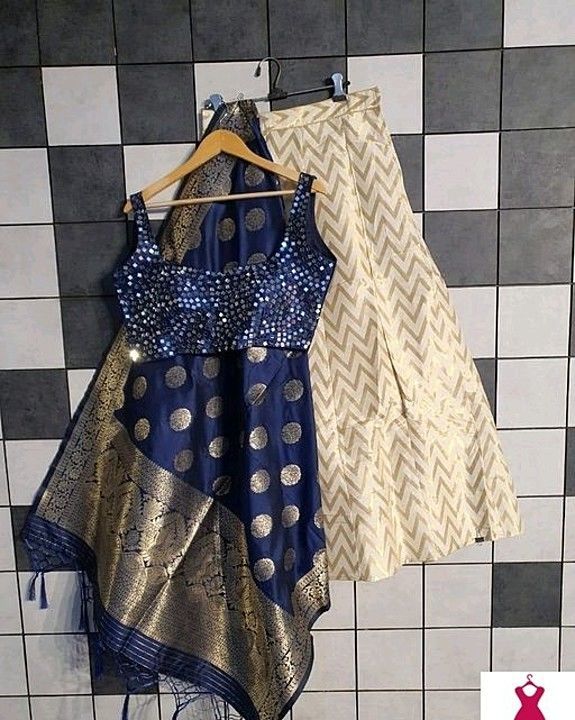 Women lehenga uploaded by Sai collections on 10/19/2020