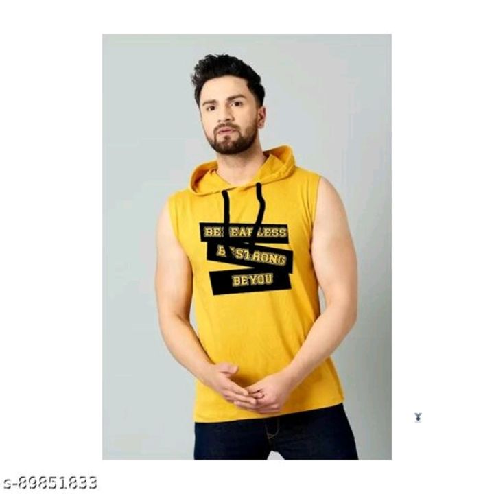  trend stylish mens cut sleeve printed tshirt uploaded by business on 4/14/2022
