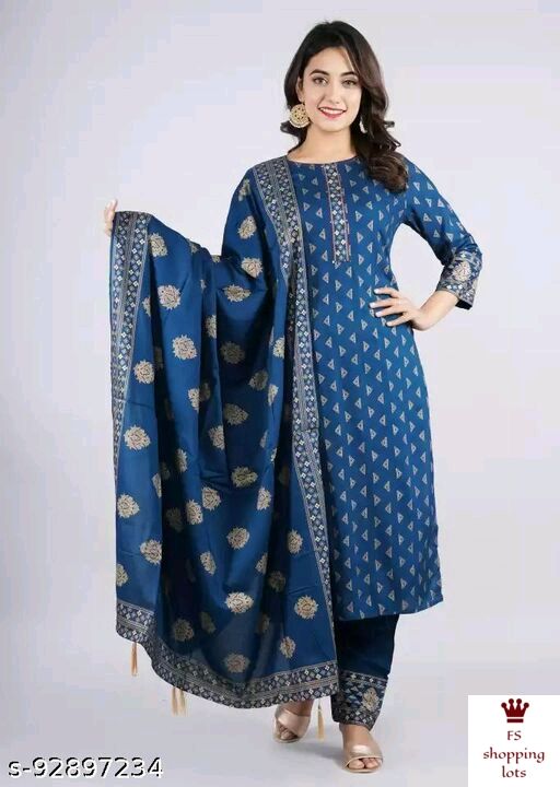 Aagam Refined Women Dupatta Sets* uploaded by business on 4/14/2022