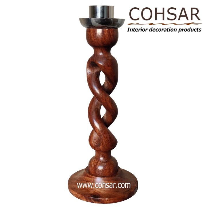 wooden candle holder | candlestick holder | table top candle holder | pillar candle holder

 uploaded by business on 4/14/2022