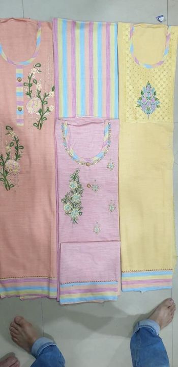 Kurti trauser with  uploaded by Musrrat textile on 4/14/2022