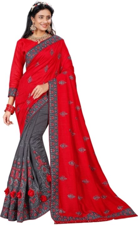 Krishna R fashion Embroidered Bollywood Vichitra Saree

Style: Regular Sari

Saree Fabric: Vichitra
 uploaded by Amaush Kumar on 4/15/2022