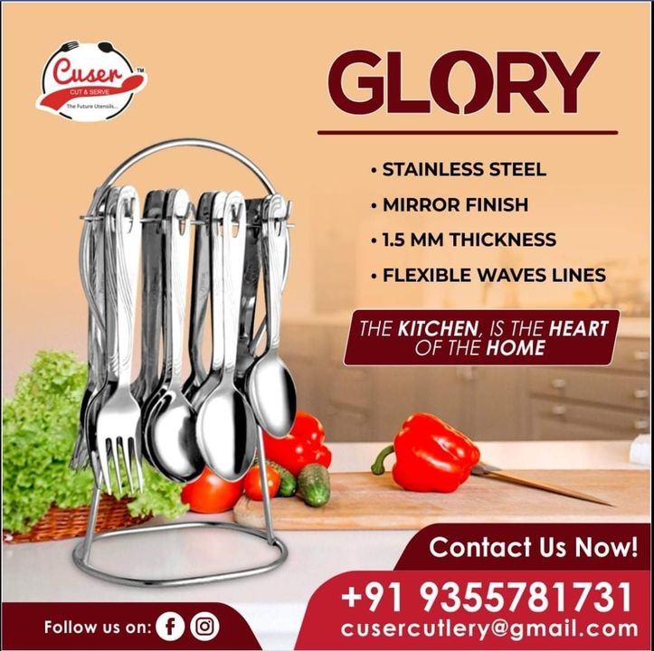ARTICLE - GLORY STAINLESS STEEL CUTLERY SET uploaded by business on 4/15/2022