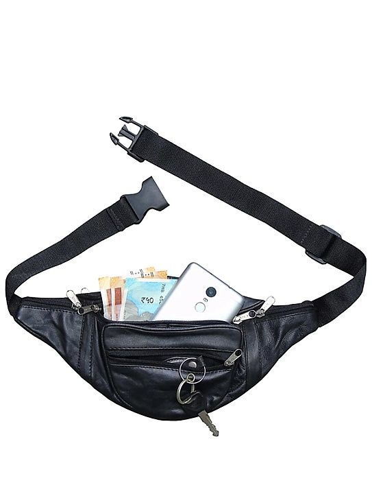 Genuine leather waist pouch uploaded by business on 10/19/2020