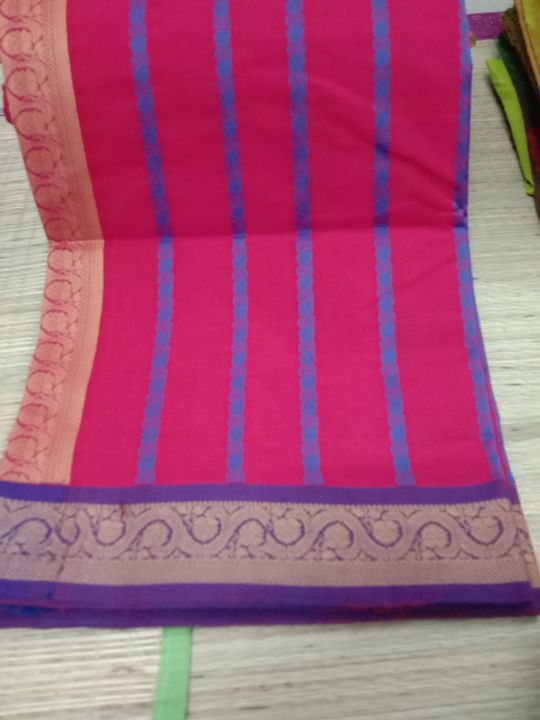 Pure cotton sarees uploaded by business on 4/15/2022
