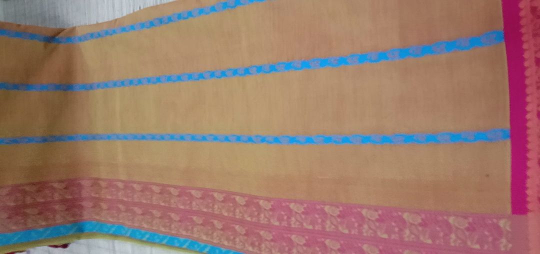 Pure cotton sarees uploaded by business on 4/15/2022