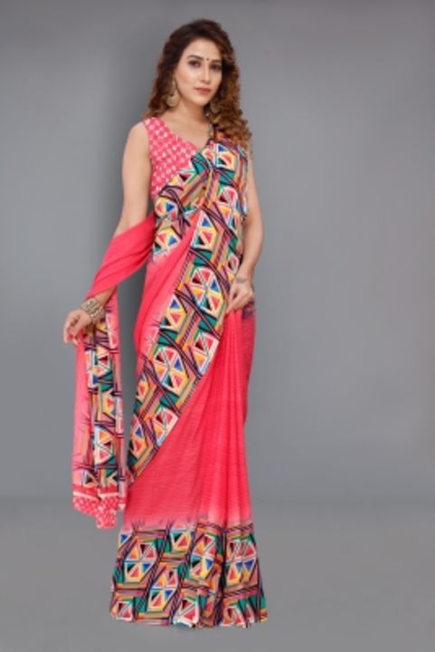  Printed Daily Wear Georgette Saree

 uploaded by Online Matching Store on 4/16/2022