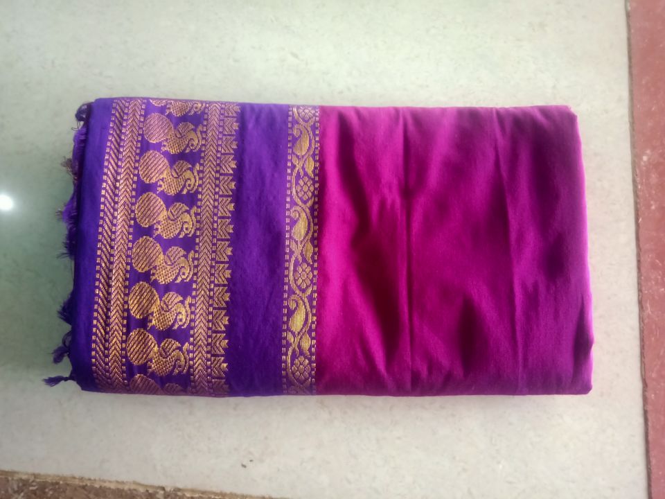Post image Kalyani cotton sarees 💯% agarlicy thread used ...