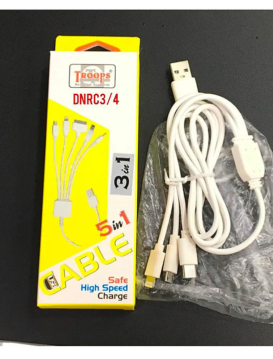 3in1 CHARGER CABLE V8/iphone/type c uploaded by business on 10/19/2020