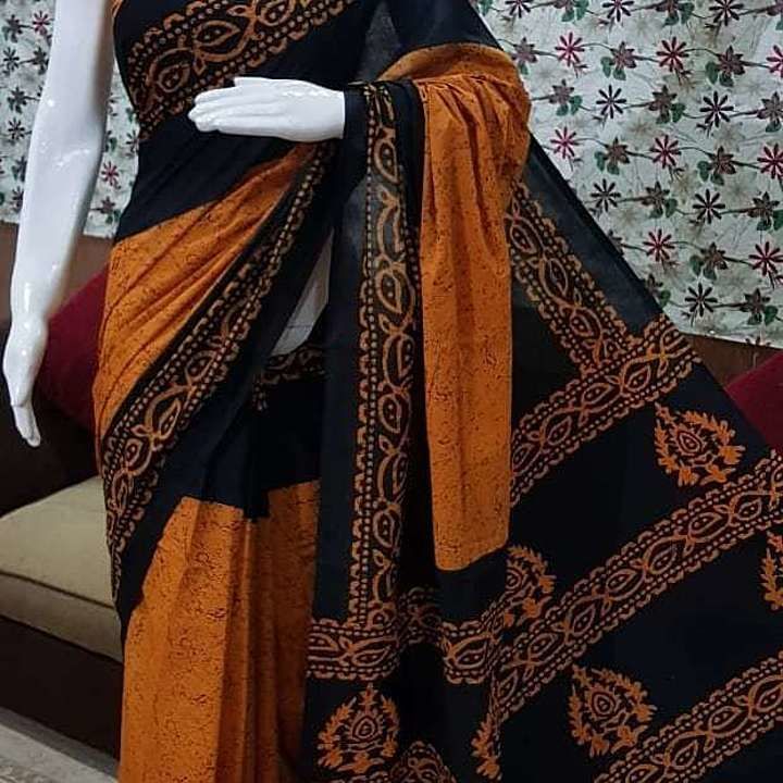 Post image Cotton mulmul hand printed Saree

 with blouse casual party wear collection

SAREE 5.5m

Blouse .80cm