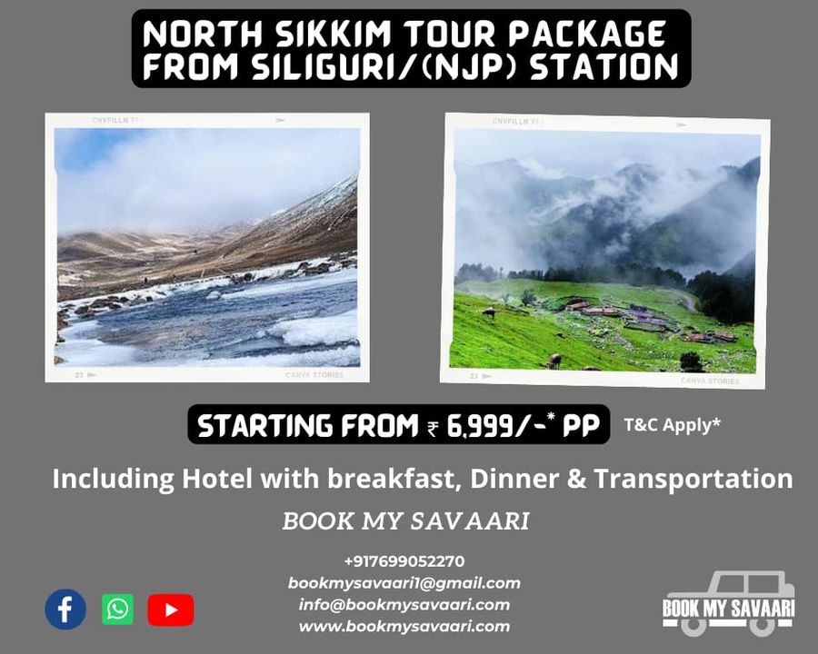 North Sikkim Tour from Njp Station/Siliguri uploaded by Carewell Tours & Travels on 4/16/2022