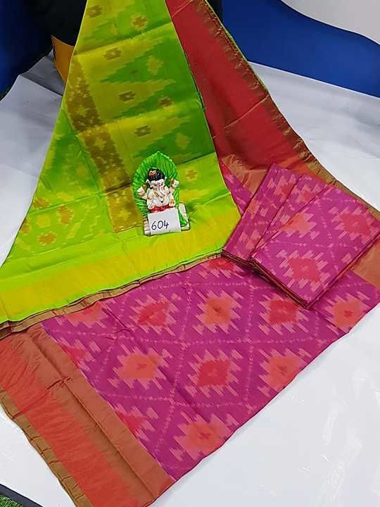 Full pochampalli work saree uploaded by business on 10/20/2020