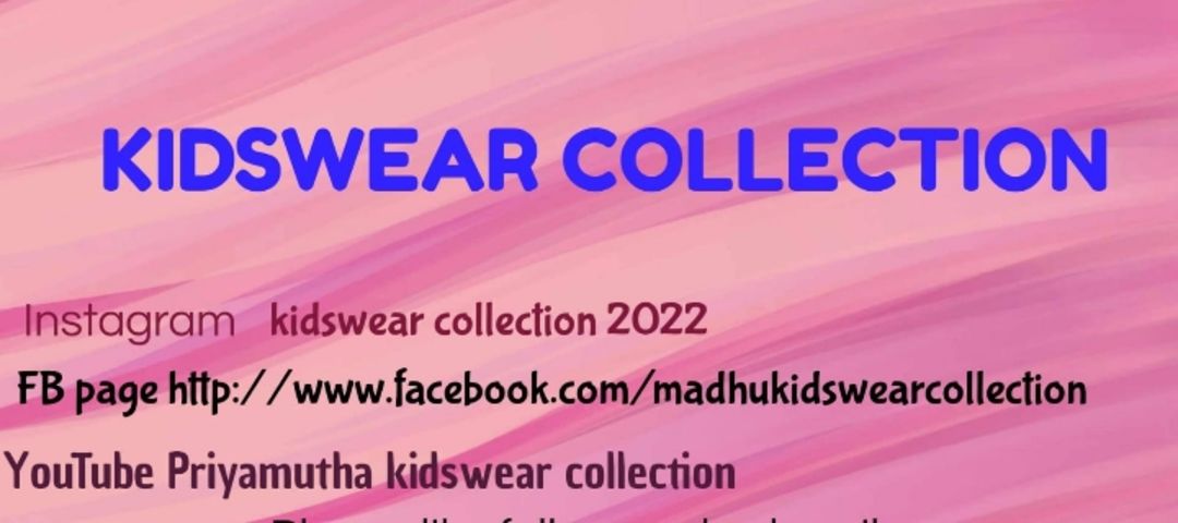 Visiting card store images of Kidswear collections