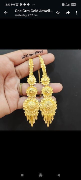 Post image One gram gold jewellery pls MSG me if any one interested clients review will share... .self used v.high quality