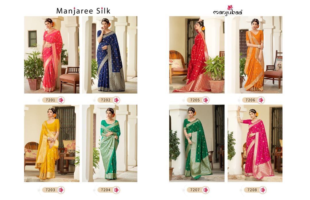 Manjuba Clothing Beautiful New Silk Saree uploaded by business on 4/16/2022