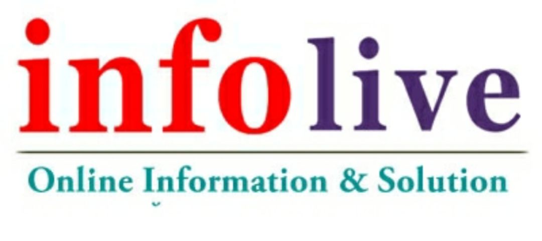 Visiting card store images of INFOLIVE