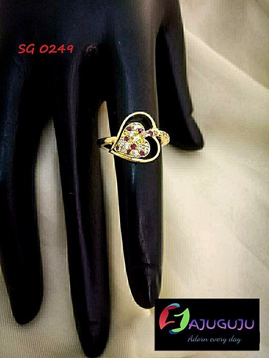 Designer Ring in Premium CZ uploaded by Sajuguju (Adorn every day) on 10/20/2020