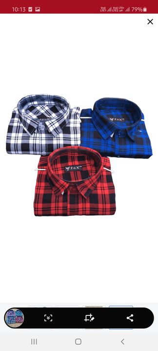 100% pure Cotton  shirts all size uploaded by business on 4/16/2022