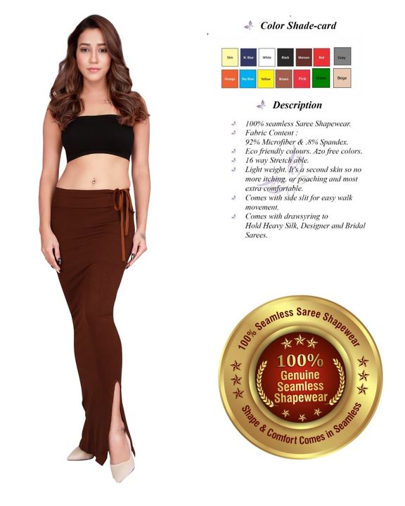Seamless saree shapewear uploaded by Piatrends on 4/16/2022