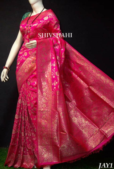 All over brocade saree uploaded by paithani culture on 4/16/2022