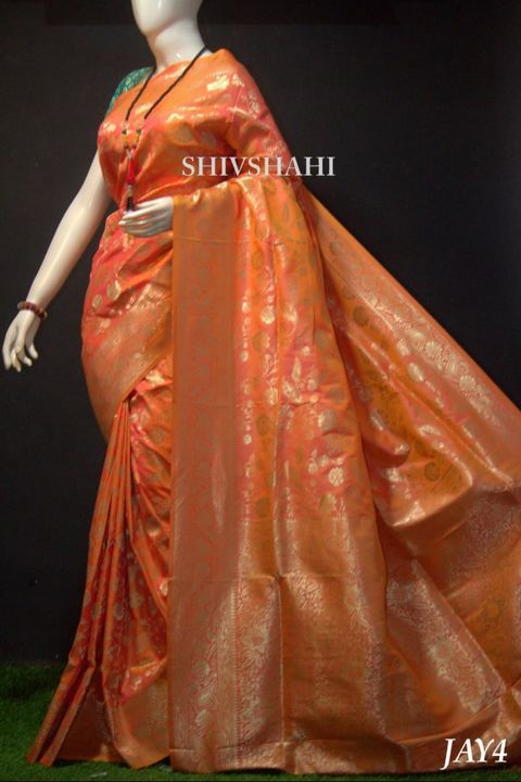 All over brocade saree uploaded by business on 4/16/2022