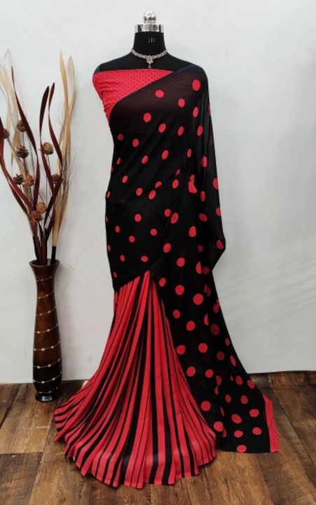 Georgette sarees uploaded by business on 4/16/2022