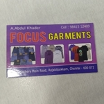 Business logo of Focus Garments