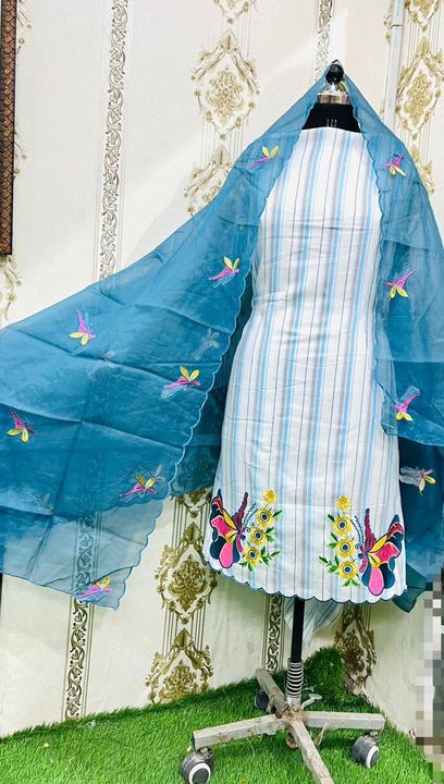 Post image Rs: 1000
Beautiful Cotton Work Suit Wdh Kota Doria Work Duppta 👌🏻
Shipping Extra 70 Punjab Haryana Delhi 🛳
80 Rajasthan Up Uttarakhand Hp🛳