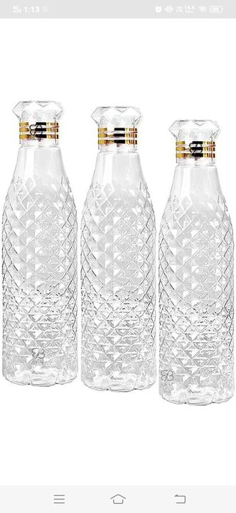 Crystal Clear Water Bottle uploaded by Swastik enterprise on 4/16/2022