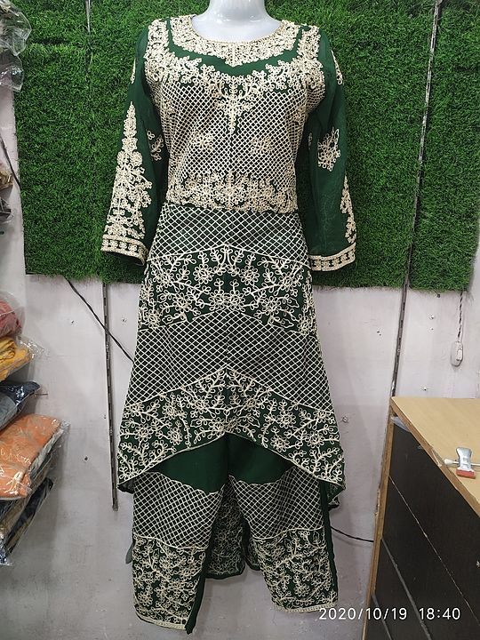 Embroidery suit uploaded by business on 10/20/2020