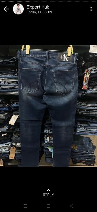 Calvin Klein jeans uploaded by Surplus exporter on 4/16/2022