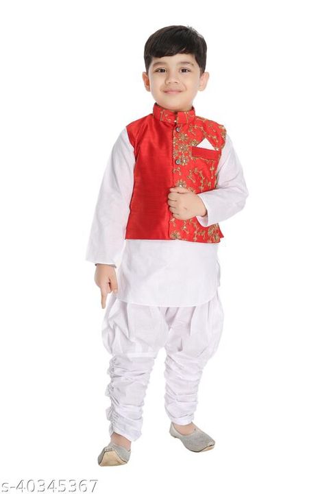Kids cotton pajama kurta and jacket set size zero se char sal ke liye uploaded by neha shop on 4/17/2022