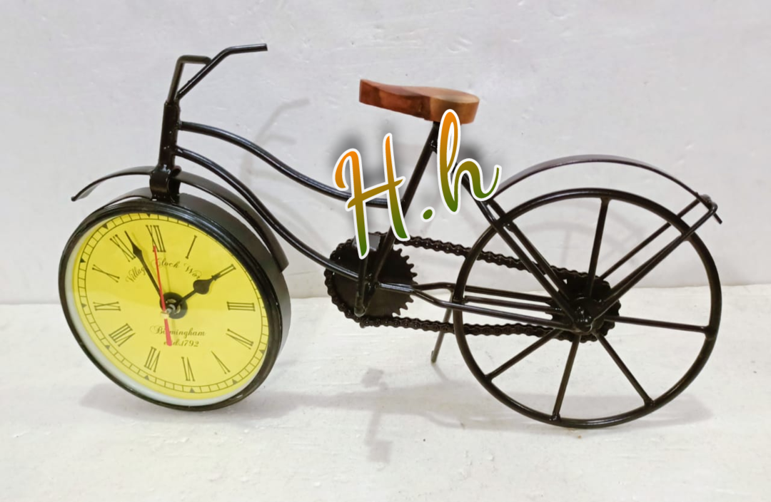 Decorative Bicycle Clock uploaded by Hina Handicrafts on 4/17/2022