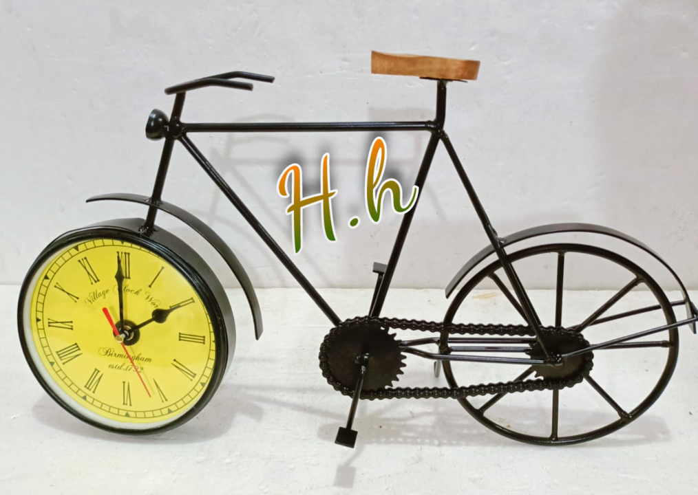 Decorative Bicycle Clock uploaded by Hina Handicrafts on 4/17/2022