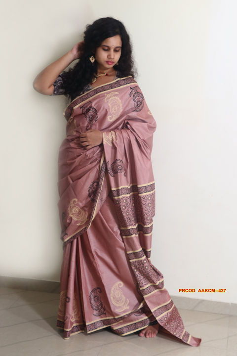 Kosa Silk Saree uploaded by Aadya's Artisanat on 4/17/2022