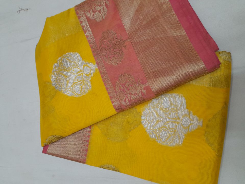 Pure cotton uploaded by Saree on 4/17/2022