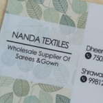 Business logo of Nanda textiles