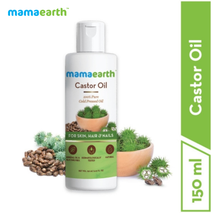 MamaEarth 100% Pure Castor Oil (150 ml) uploaded by BLISSBELLS on 4/18/2022