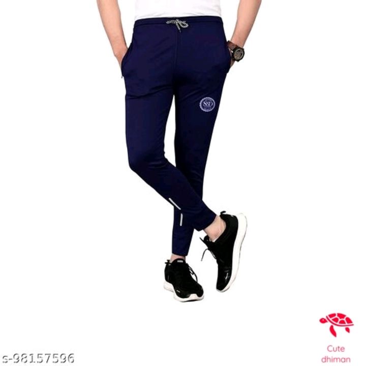 Catalog Name:*Elegant Trendy Men Track Pants*
Fabric: Lycra
Pattern: Solid
Sizes: 
30 (Waist Size: 3 uploaded by Cute dhiman on 4/18/2022
