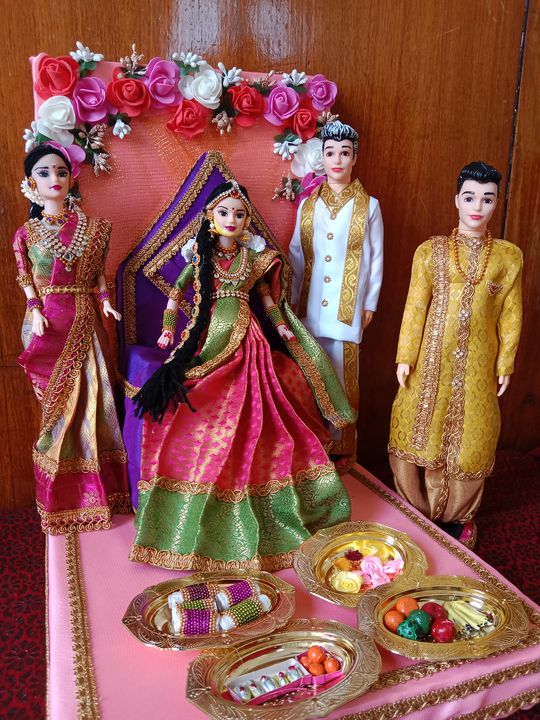 Shreemantam sitting doll  uploaded by SRN handmade dolls on 4/18/2022