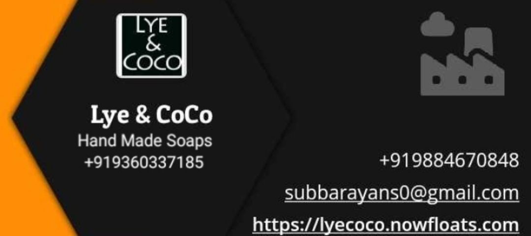 Visiting card store images of LYE & COCO