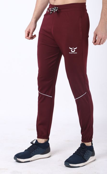 4 way lycra Joggers with design uploaded by business on 4/18/2022