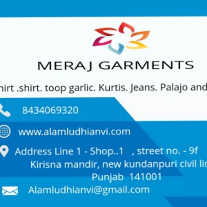 Post image Meraj garments has updated their profile picture.